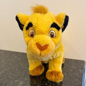 Disney Simba Plush Toy The Lion King Stuffed Animal. Size 12”